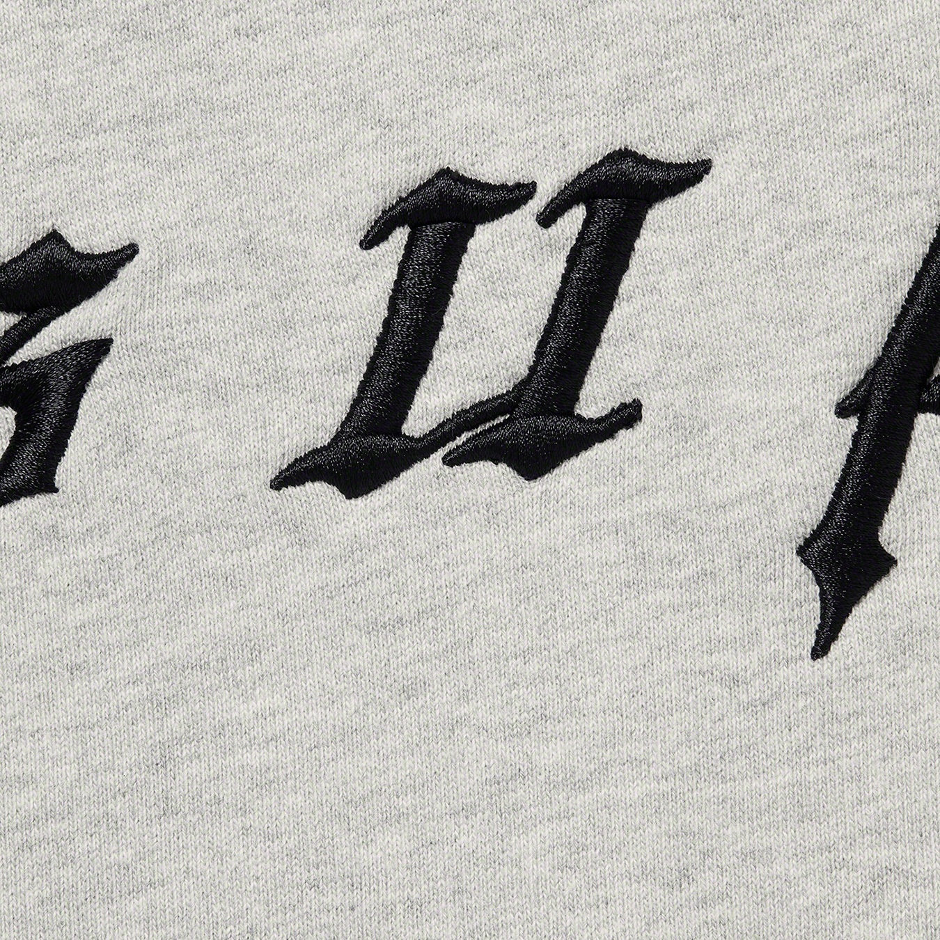 Raised Embroidery Hooded Sweatshirt view 7